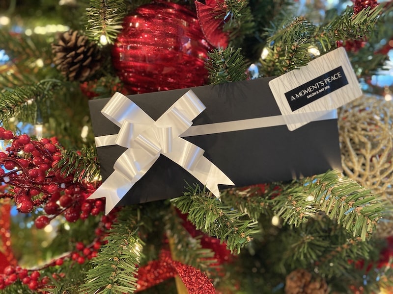 Holiday Gifts A Moment's Peace and Salon Gift Cards