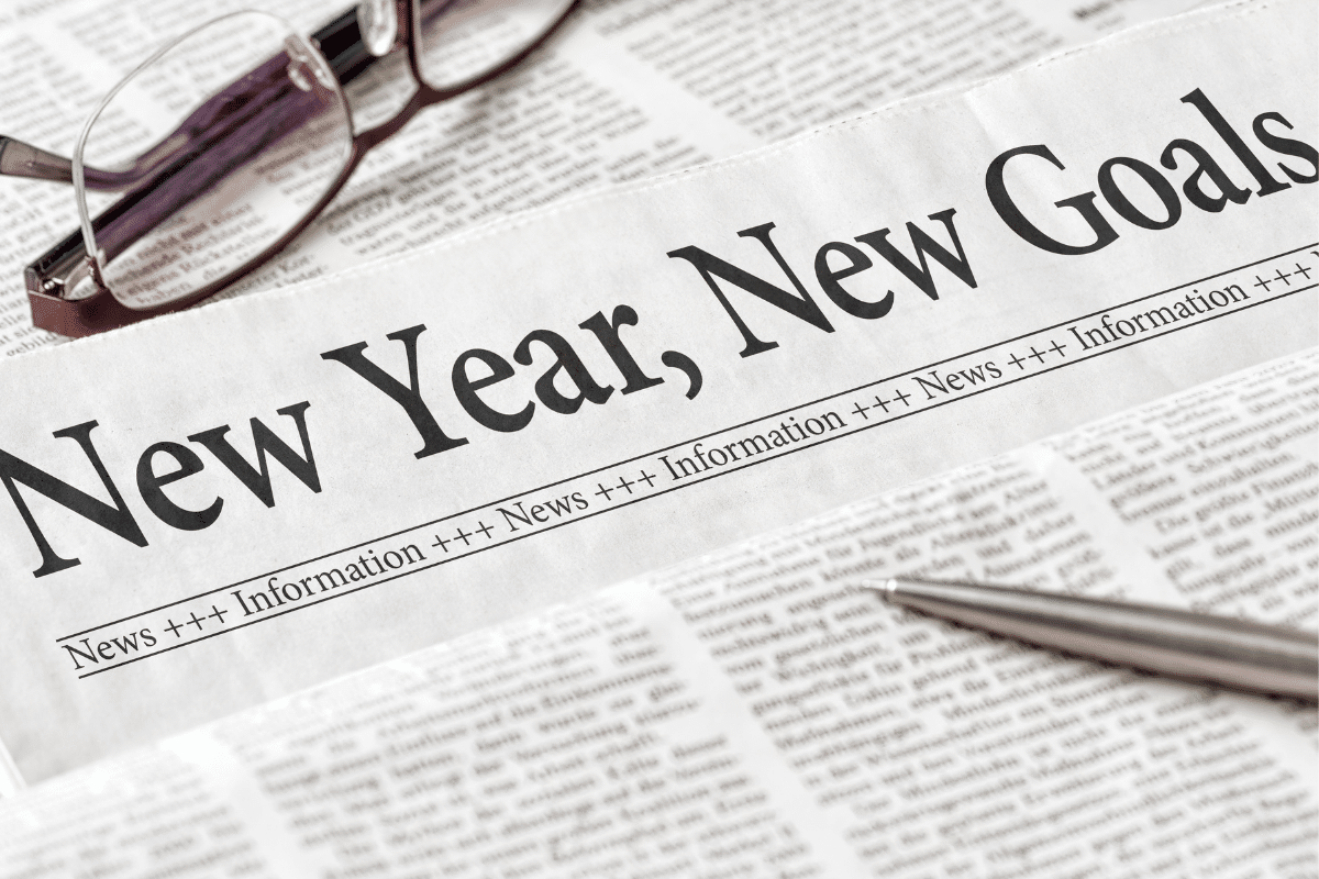 New year self-care goals focused on wellness, balance, and intention